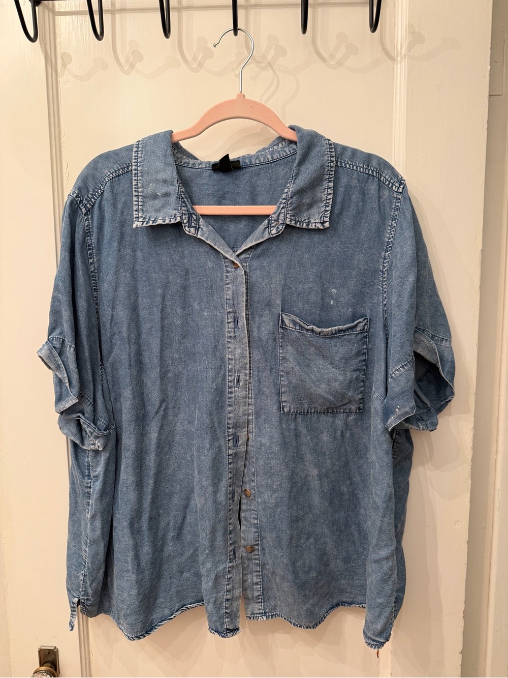 Torrid Tencel Washed Denim Shirt